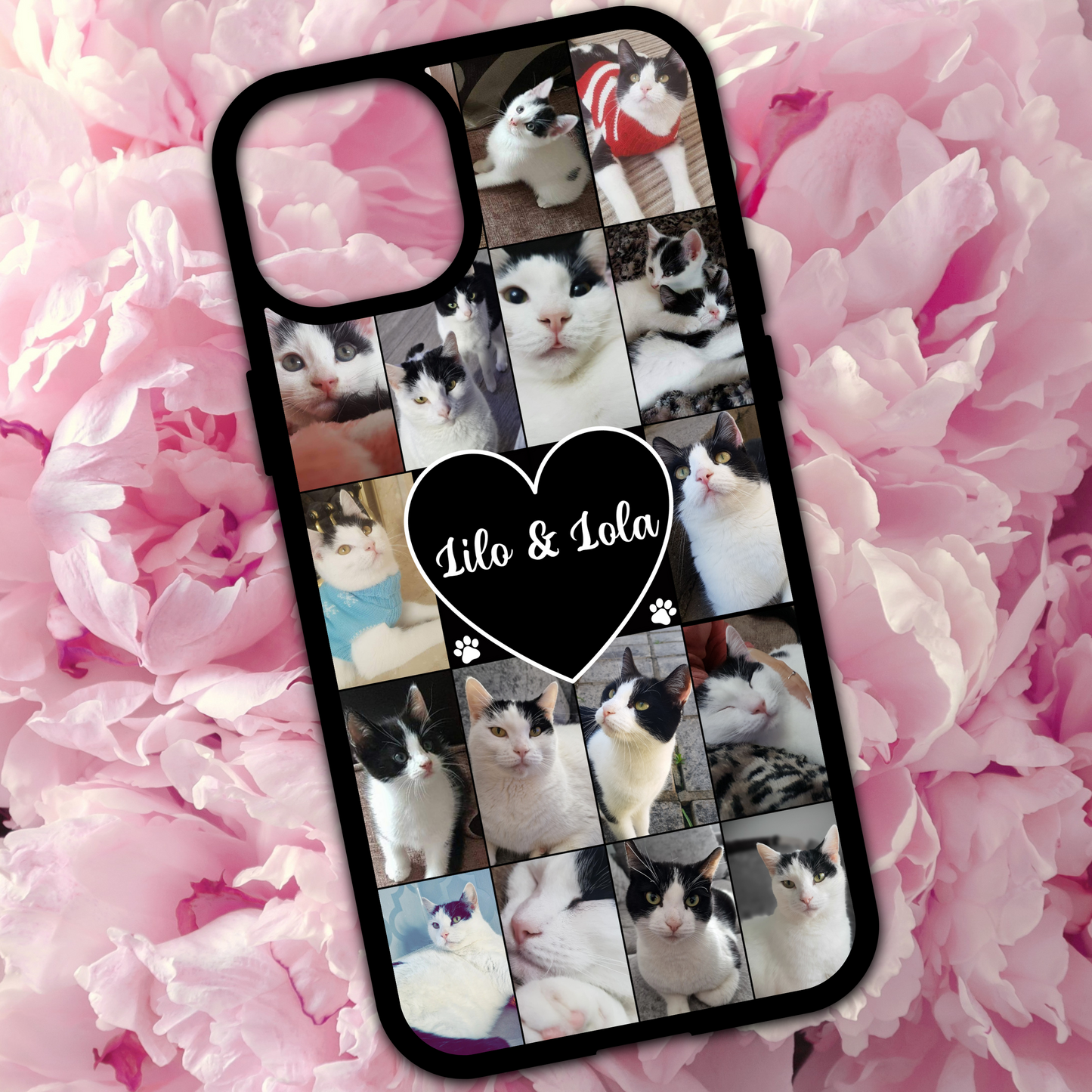 Pet Heart Collage Phone Case