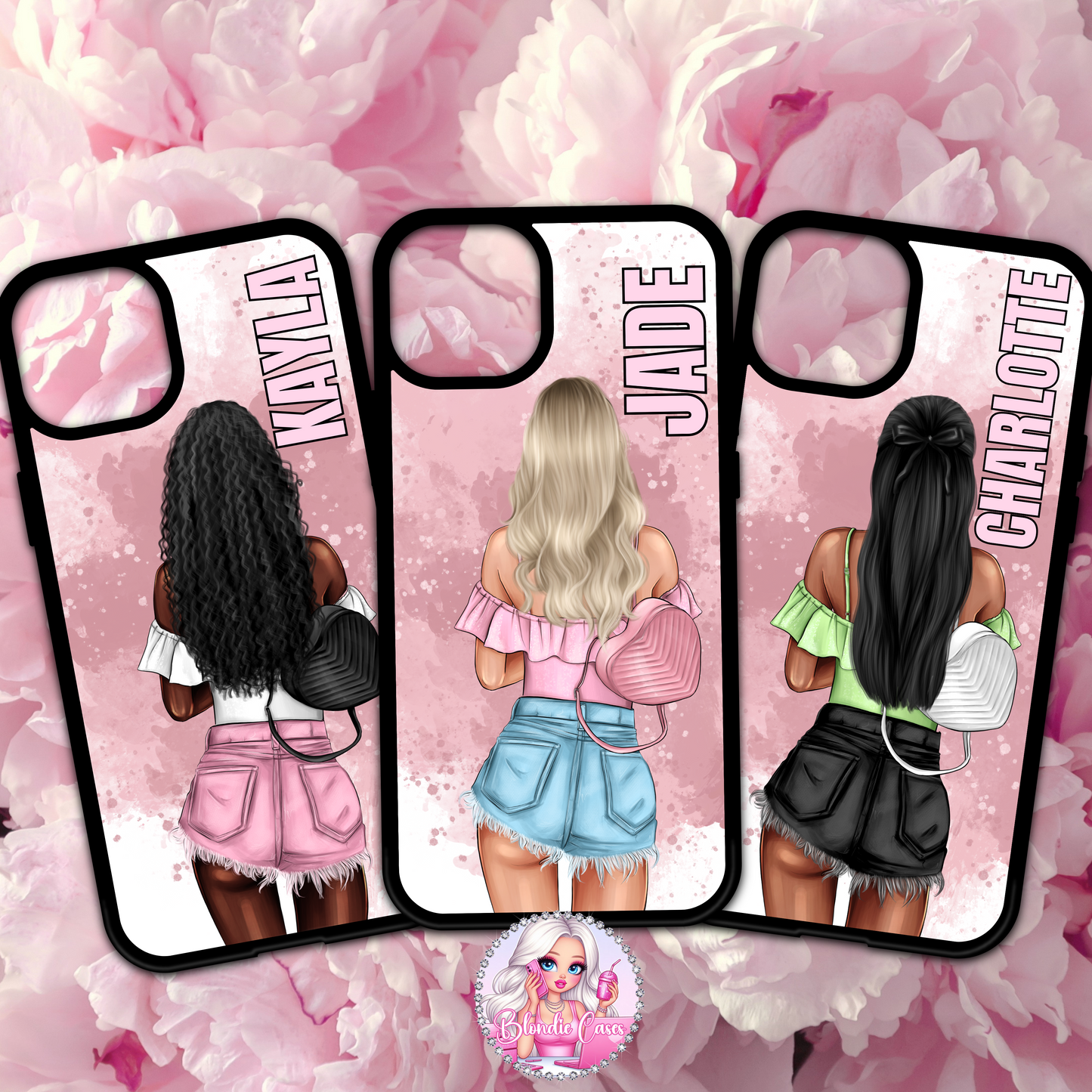 Fashion Girl Personalised Phone Case