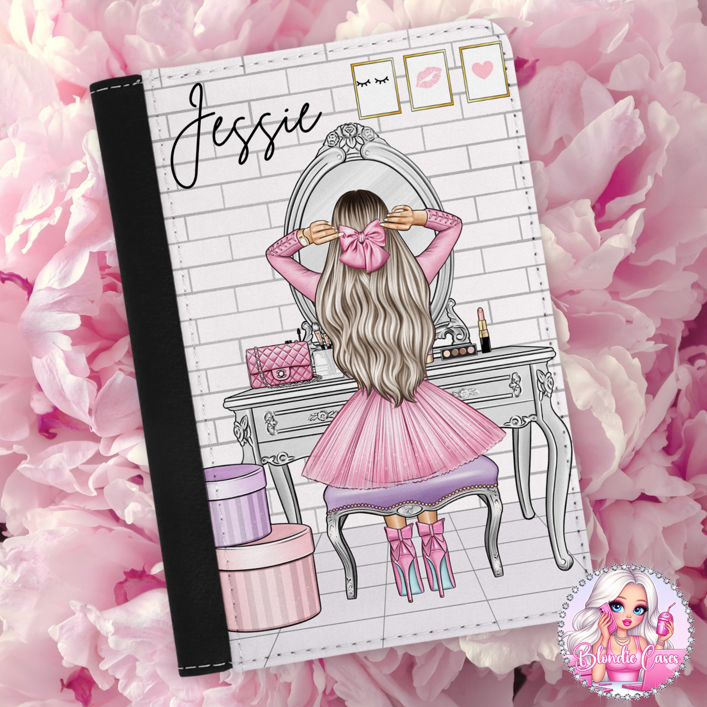 Glam girl Personalised Passport Cover