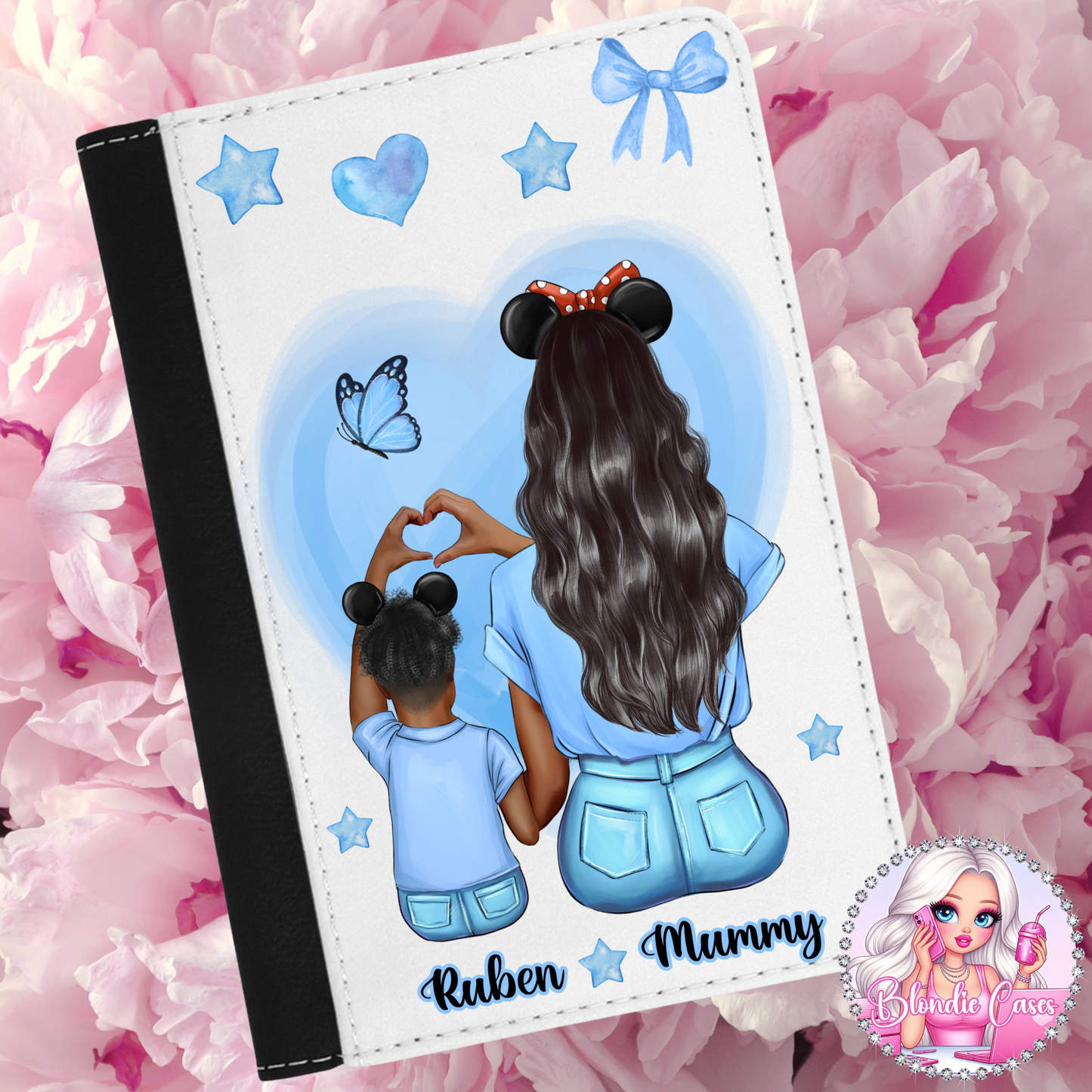 Mother and Son Passport Cover