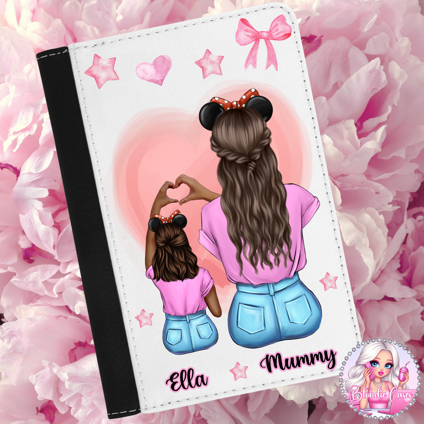 Mother and Daughter Passport Cover