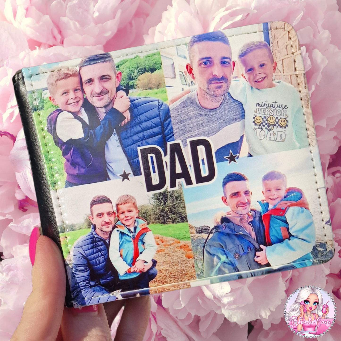 Dad, Grandad, Men's Photo Collage PU Leather Wallet