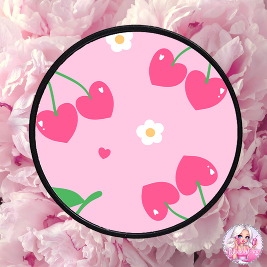 Cherry Hearts Phone Grip