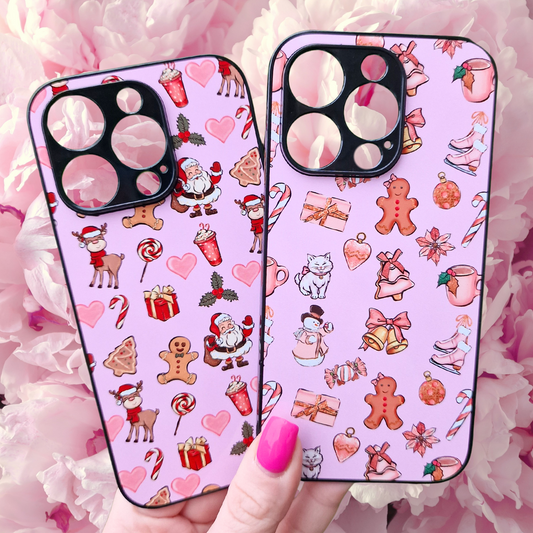 Pink Christmas Phone Cases