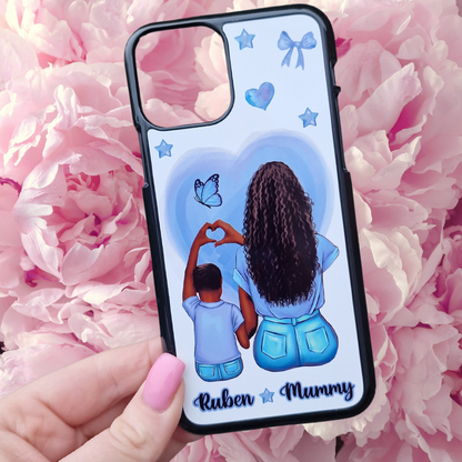 Mother and Son Personalised Phone Case
