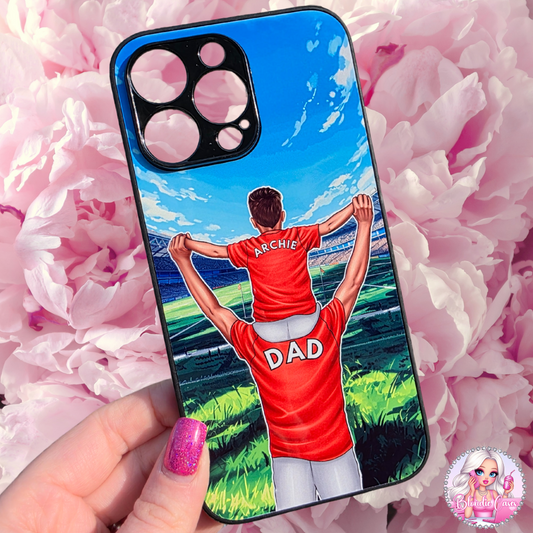 Football Dad and Child Phone Case