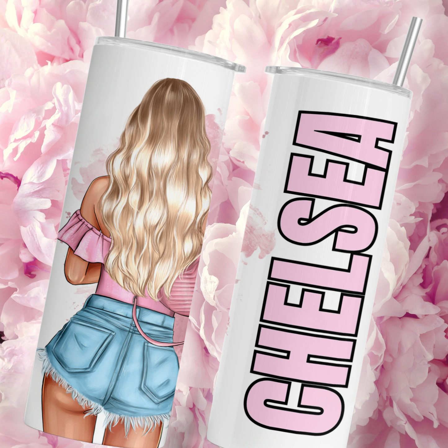 Fashion Girl Personalised 20oz Tumbler