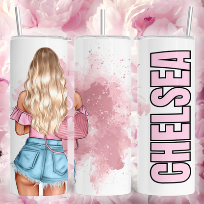 Fashion Girl Personalised 20oz Tumbler