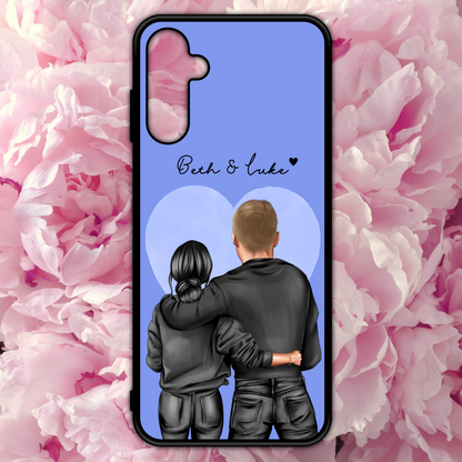 Personalised Couple Heart Phone Case