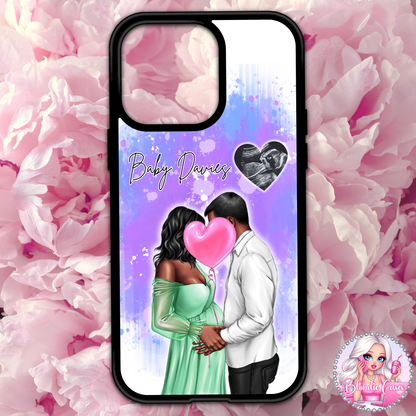 Pregnancy Couple & Scan Photo Phone Case