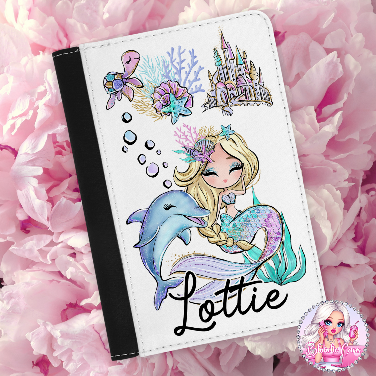 Mermaid Personalised Passport Cover