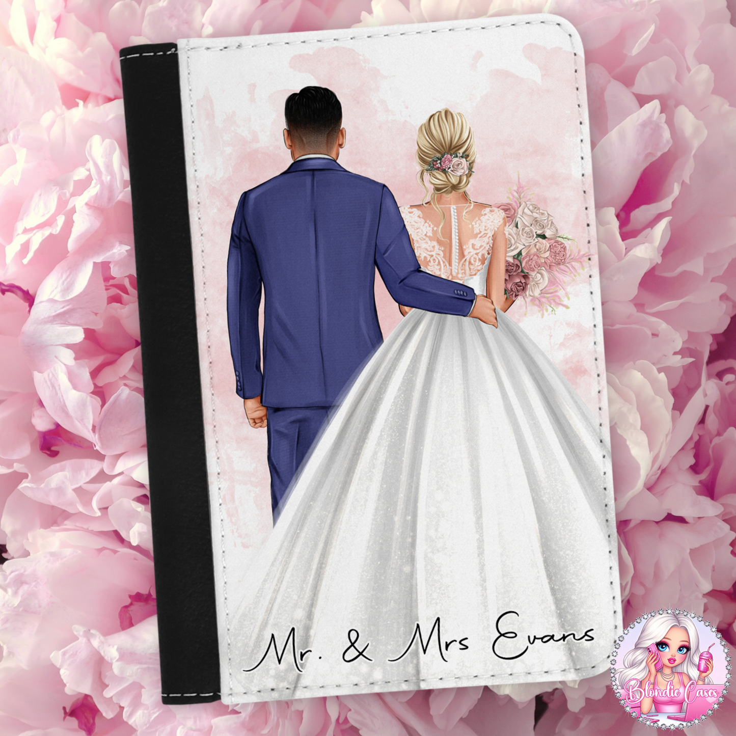 Bride and Groom Passport Cover